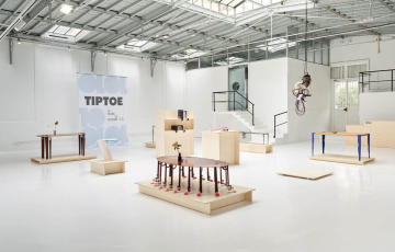 Ножка стола как арт-объект в новой юбилейной коллекции Tiptoe